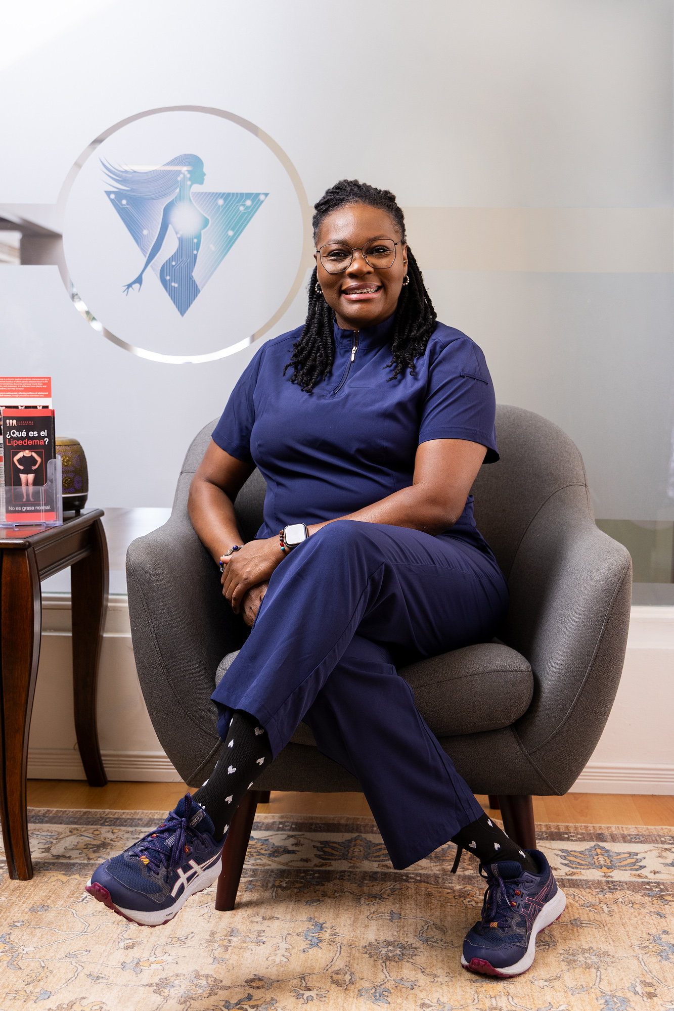Charline, Luminara office manager and certified wellness therapist